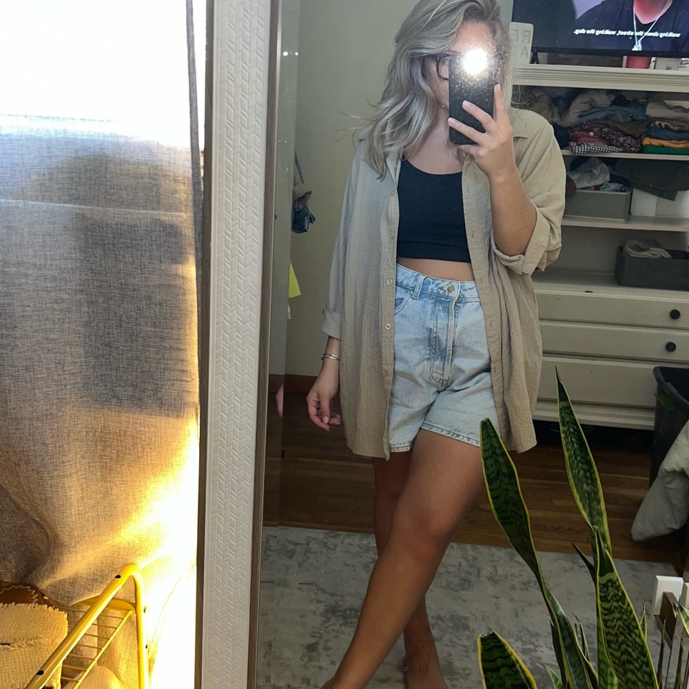 Oversized Button Up Shirt